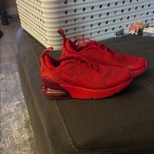 Nike Bold Red Mesh Sneakers